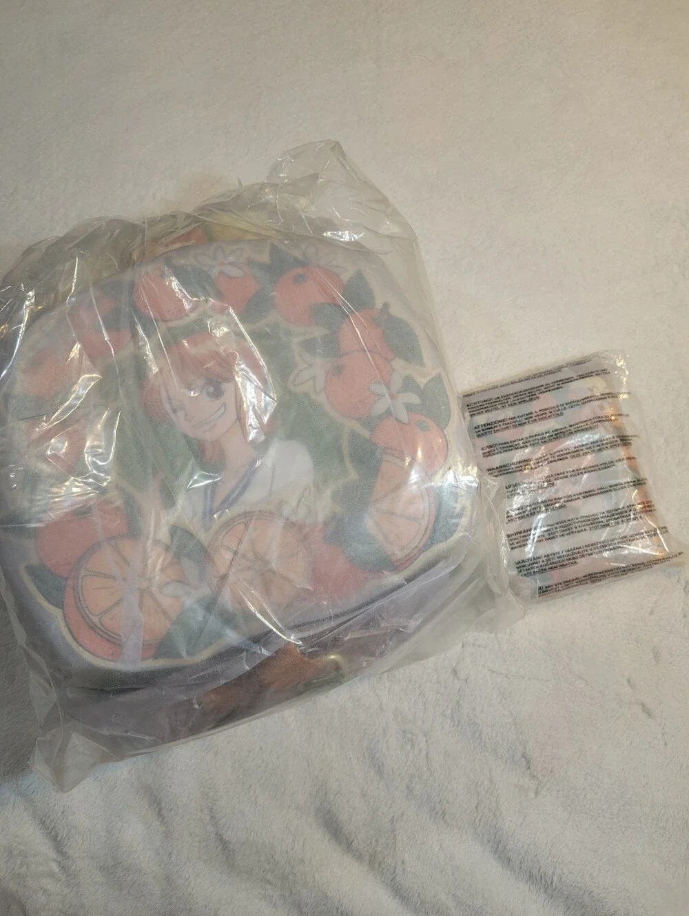 One Piece Loungefly Mini Backpack And Wallet Set Nami Tangerine NWT
